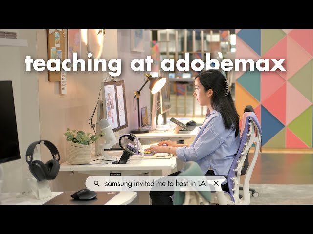 Teaching at AdobeMax | Finding Productivity & Creativity, Samsung ViewFinity S9 Monitor, My LA Trip