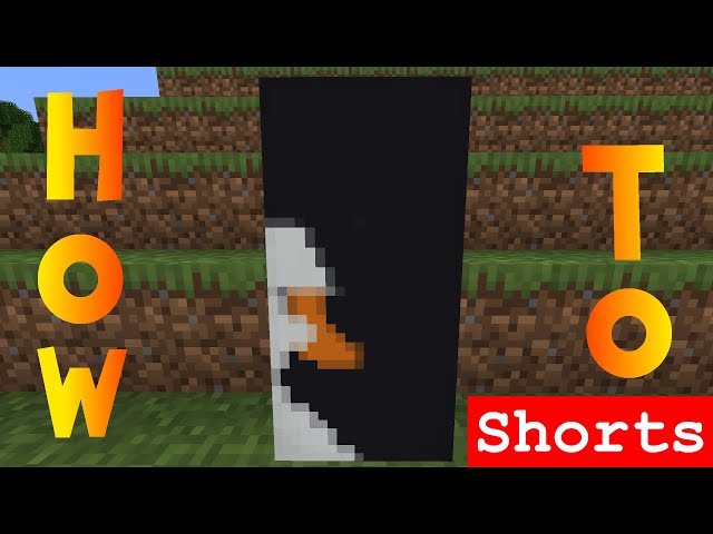 Minecraft: How to Make a Duck / Goose Banner Design - Tutorial