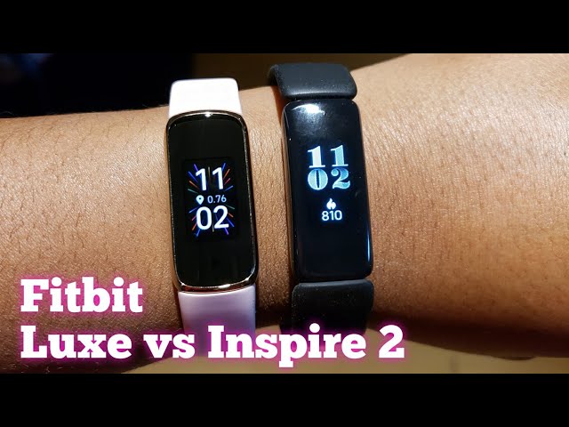 Fitbit Luxe vs Inspire 2