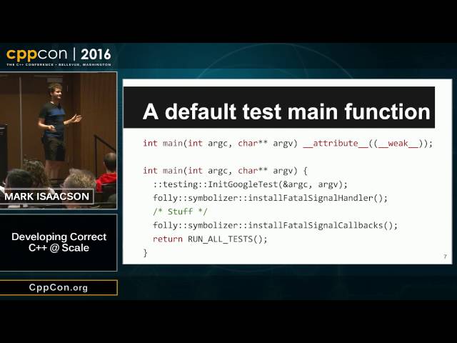 CppCon 2016: Mark Isaacson “Developing C++ @ Facebook Scale"