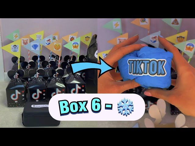TikTok Mystery Boxes - BOX 6!❄️ *asmr* #Shorts