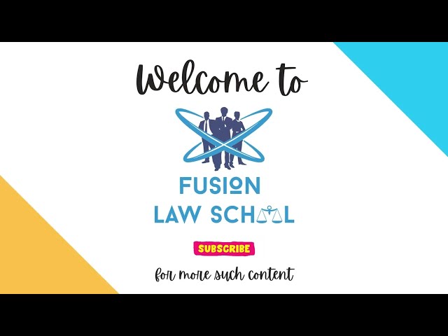 Welcome to Fusion Law School