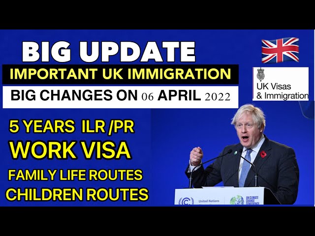 Big Update Statement Changes Uk Immigration 5 Years ILR routes | Work Visa |  family Life Rules 2022