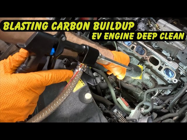 EGR Carbon Build Up! (Walnut Blasting Cylinder Heads) Toyota Prius 1.8 #automobile #repair #walnut