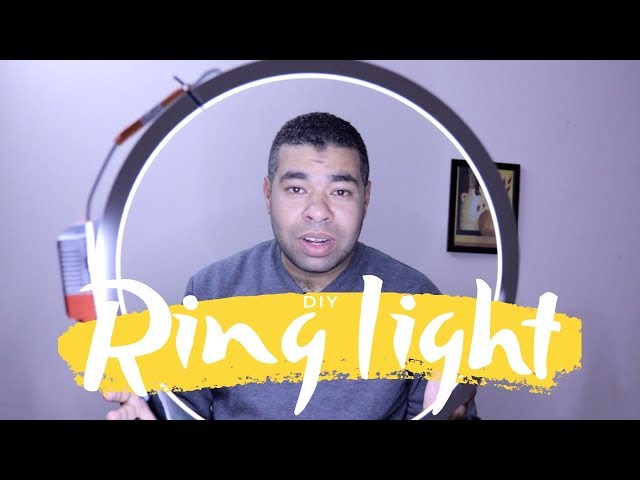 ازاي تعمل رينج لايت احترافي بأرخص سعر || diy ring light