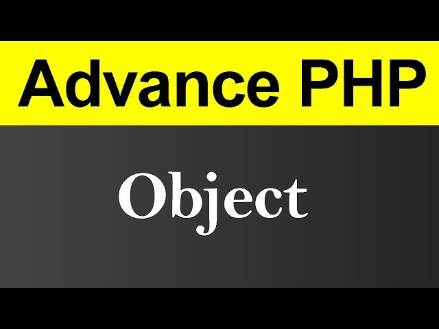 Object in PHP (Hindi)