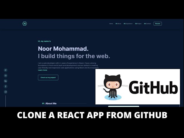 How to clone React application from github || github tutorial for beginners