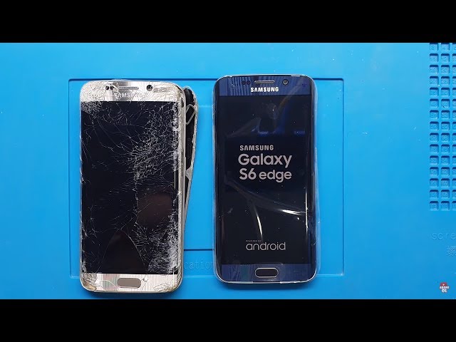 Samsung Galaxy S6 Edge Screen, Case and Back Cover Replacement # samsunggalaxys6edge