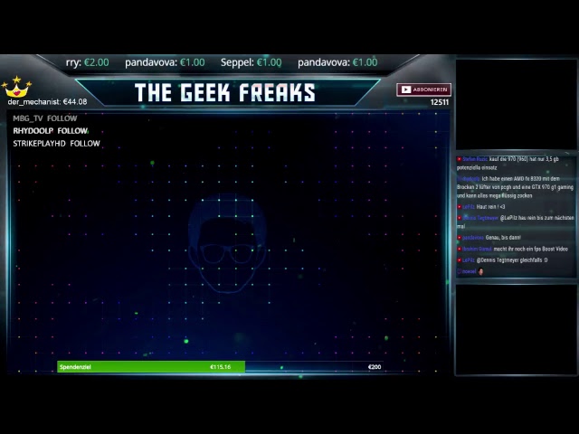 Willkommen im The Geek Freaks Livestream! Teil 2