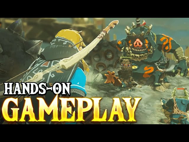 14+ Minutes of NEW Zelda: Tears of the Kingdom Gameplay! (Direct Feed)