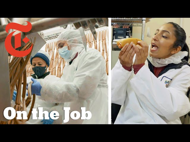 How New York’s Favorite Hot Dog Is Made | On the Job | Priya Krishna | NYT Cooking