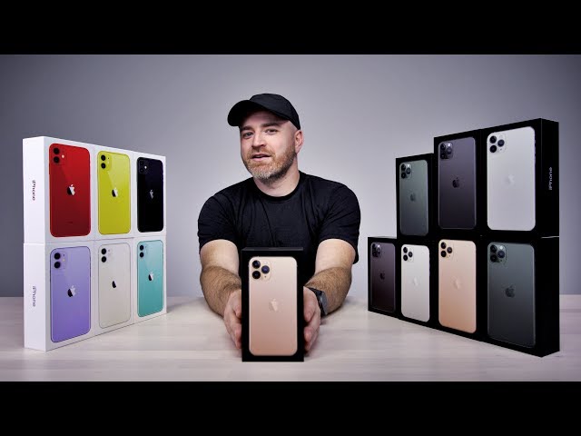 Unboxing Every iPhone 11,  iPhone 11 Pro, iPhone 11 Pro Max