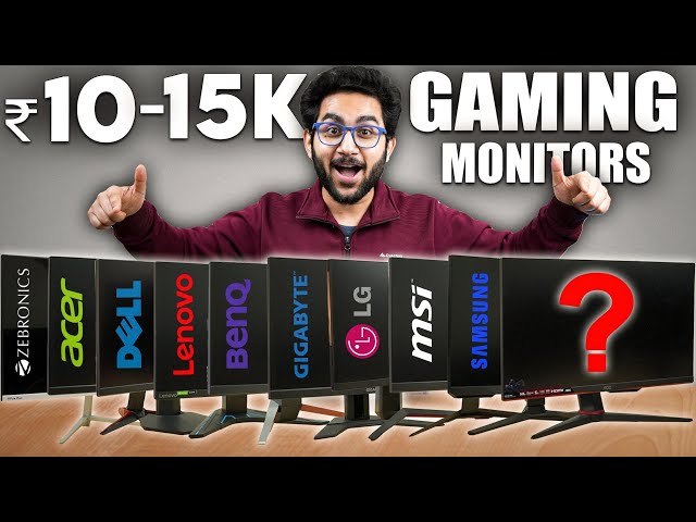 I Tested 10 Gaming Monitors Under Rs.15,000/-