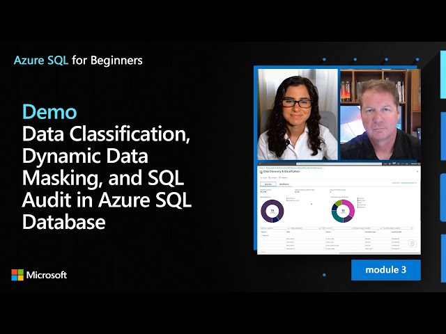 Demo: Data Classification, Dynamic Data Masking, and SQL Audit... | Azure SQL for beginners (Ep. 32)