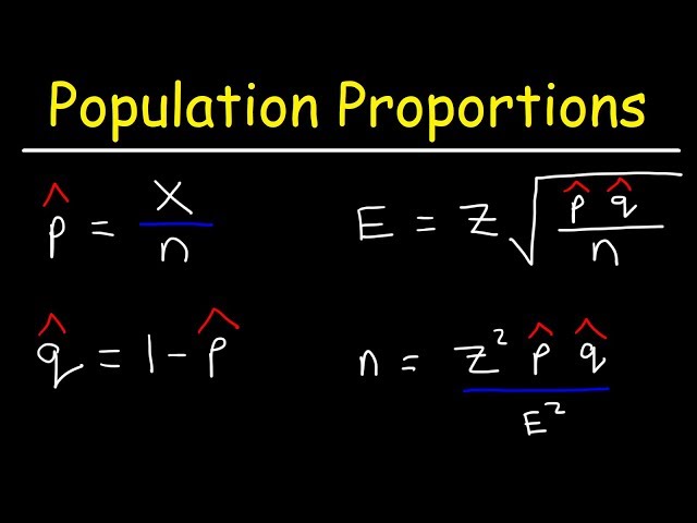 Finding The Confidence Interval of a Population Proportion Using The Normal Distribution