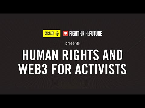 Web3 for Activists — ❤️Fight x Amnesty Salons