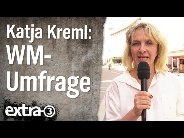 WM-Umfrage mit Katja Kreml | extra 3 | NDR