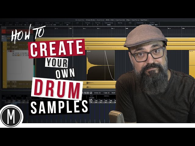 How to CREATE your own DRUM SAMPLES