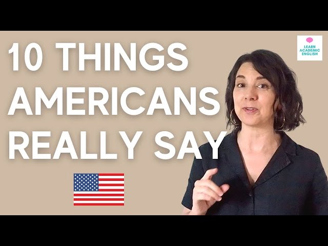 What Do AMERICANS Really Say? American English Conversation Tips