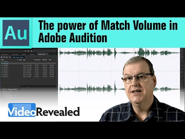 The power of Match Volume in Adobe Audition