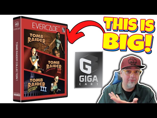 HOLY CRAP! NEW Giga Cart LEAKED For The Evercade! Tomb Raider Physical Collection!