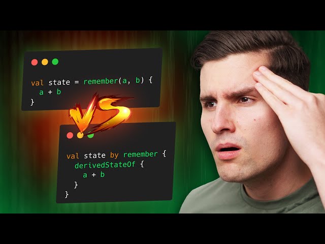 derivedStateOf VS. remember(key) - THIS is Really the Difference 🤯