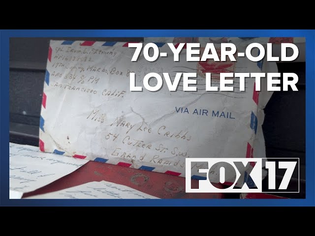 70-year-old love letter from Air Force veteran found in Grand Rapids man's toolbox