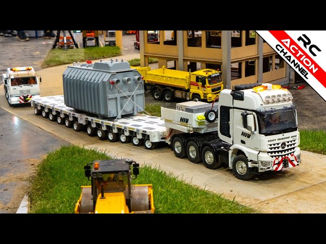 Best Scenes of RC Heavy Hauler, RC Trucks & Epic RC Construction - extra long rc truck action!