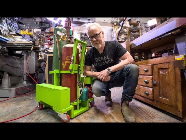 Show and Tell: Adam Savage's Custom Welding Cart!