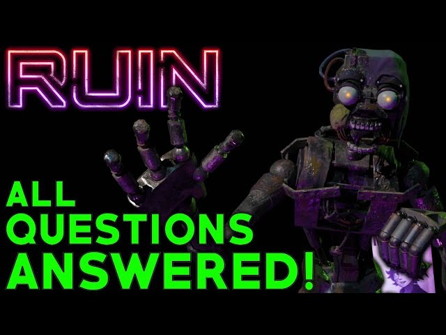 FNAF: Security Breach Ruin SOLVED! - Everything Ruin Explained (Five Nights at Freddy's Theory)