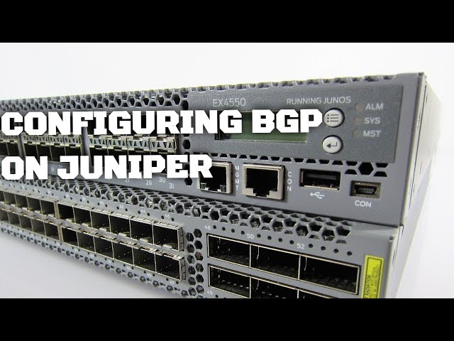How to Configure BGP on Juniper From Scratch (IBGP)