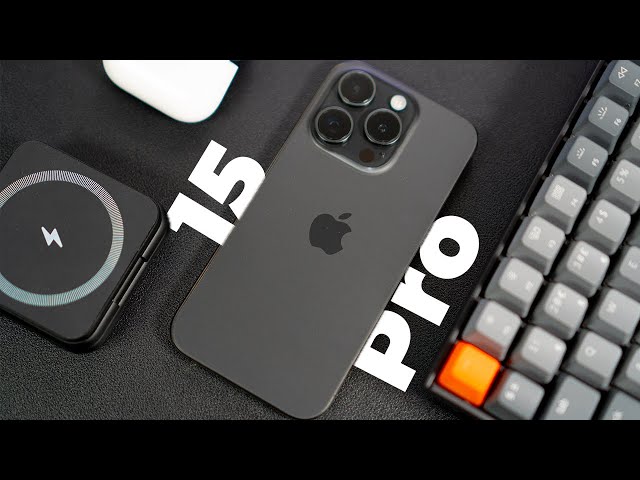 iPhone 15 Pro - Black Titanium: Unboxing + First Impressions