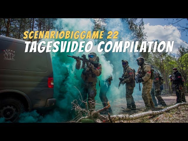 Scenario Big Game 22 - Tagesvideo Compilation von Europas Scenario Paintball Festival im Mai 2019