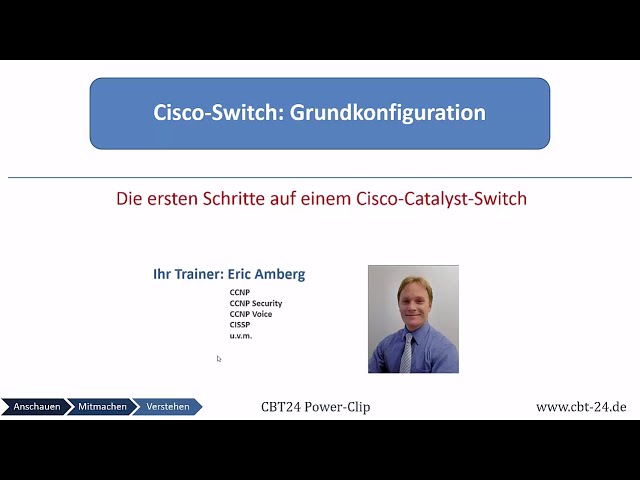 Switch Grundkonfiguration  (CBT24 Powerclip)