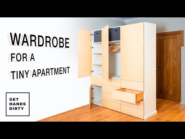 I Built a Wardrobe! // Tiny Apartment Build Ep.12