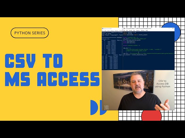 CSV to Microsoft Access Using Python and Pandas