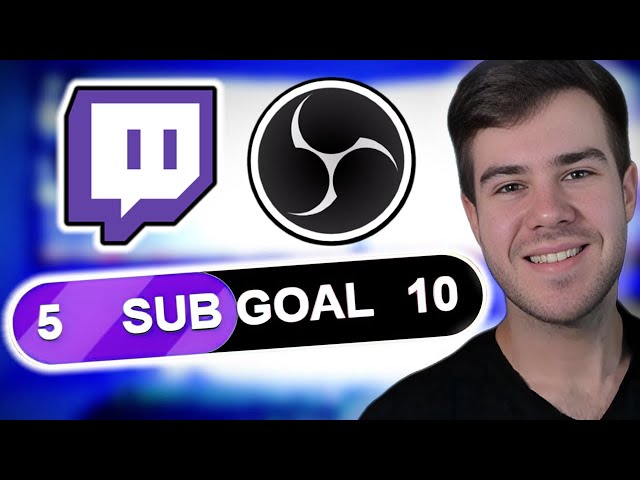 How To Add Twitch Sub Point Goal To Your Stream ✅ (For Beginners)