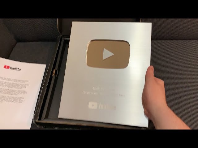 Unboxing my YouTube Play Button