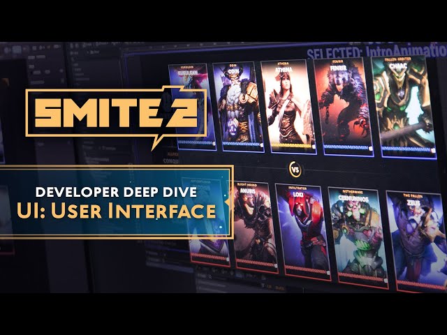 SMITE 2 – Developer Deep Dive: U.I. (User Interface)