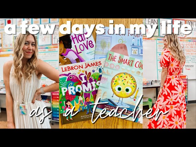 A FEW DAYS IN MY LIFE VLOG: realities of teaching, classroom things, + working out!