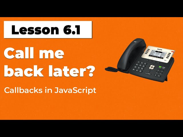 JavaScript Callback Functions Explained #fullstackroadmap (Ep. 6.1)