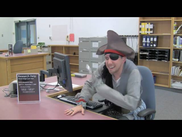 Pirates at the Research Help Desk