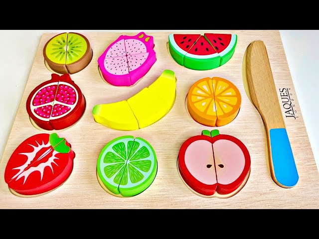 Learn Fruit Names and Counting Puzzle | Preschool Learning Video