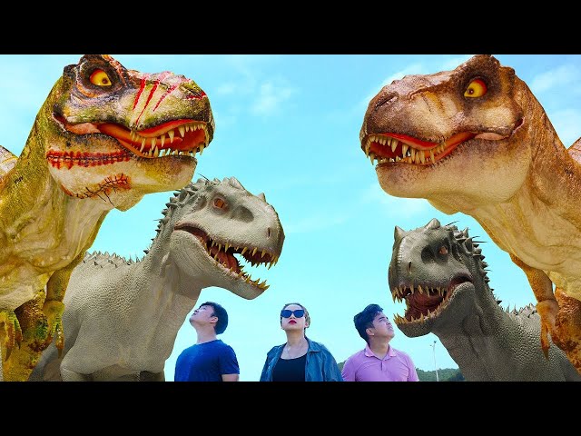 Most Dramatic T rex Dinosaur Chase | Jurassic Park | Fan Made Short Film |  Rexy Film #1