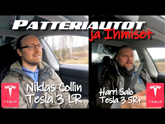 19. Patteriautot ja ihmiset:  Niklas ja Tesla 3 LR
