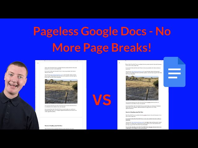 Pageless Google Docs - How To Make A Google Doc Without Pages