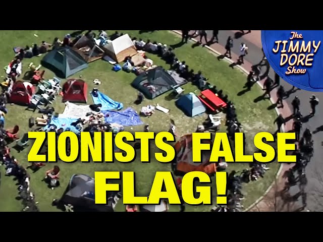 “K*** The Jews” Shouted By FALSE FLAG Hoaxster At Campus Protest