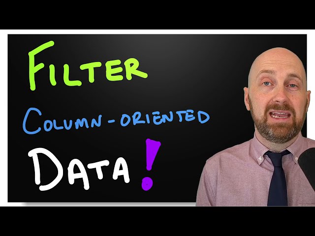 Filtering Column-oriented Data using a list of booleans as seen in Numpy, Pandas, R, and More