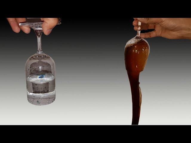 Levitating water experiment | Does all liquid stay in the upside down glass?