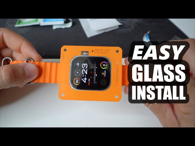 Apple Watch Ultra 2 - How To Install Glass Screen Protector